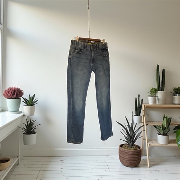 Lee Women's Blue Straight-Leg Jeans Size 32x34 (31) - Picture 1 of 9